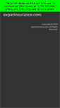Mobile Screenshot of expatinsurance.com
